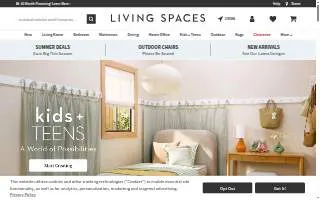 Living Spaces of Central website