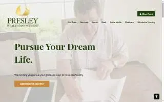 Presley Wealth Management of Central website
