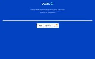 Sears Appliance Repair website