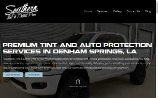 Southern Tint & Detail Pros of Central website
