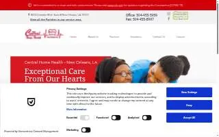 Central Home Health, LLC website