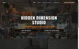 Hidden Dimension Studio website