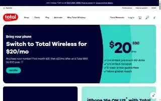 Total Access Health website