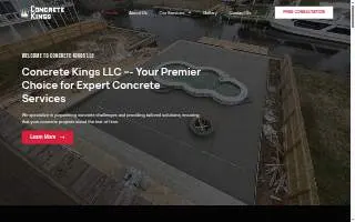 Concrete Kings LLC website