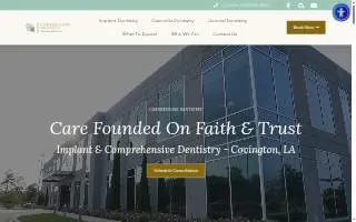 Cornerstone Dentistry website