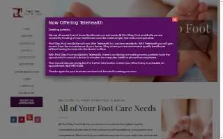 First Step Foot & Ankle, LLC website