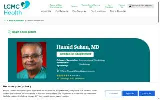 Hamid Salam, MD website