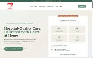 Pulse Home Health website