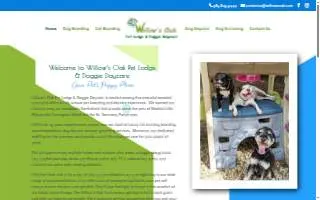 Willows Oak Pet Lodge & Doggie Daycare website