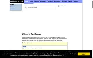MobileFish website