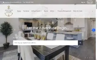 Anchor South Real Estate website