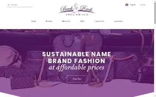 Back on the Rack Upscale Resale website
