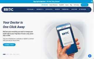 Baton Rouge Orthopaedic Clinic PT website