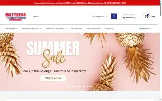 Mattress Express Outlet website