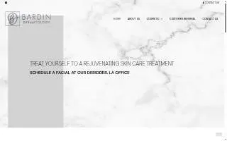 Bardin Dermatology website