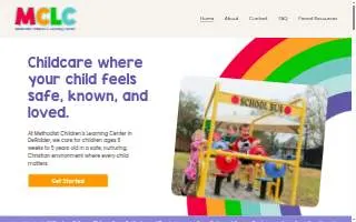 Methodist Children's Learning Center website