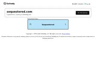 Sequestered Escape Room Adventures website