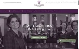 Barataria Dental website