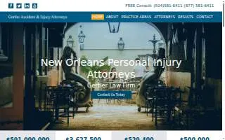 Gertler Law Firm website