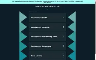 Pool & Spa Center of Estelle website
