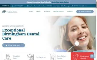 Southern Dental Care of Estelle website