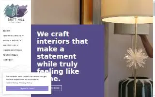 Britt Hill Interiors website