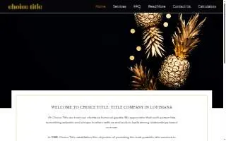 Choice Title website