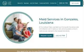 Come Back Clean website