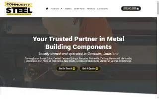 Community Steel website