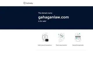 Gahagan Law Firm, L.L.C. of Gonzales website
