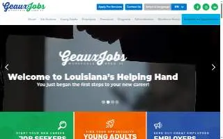 Geaux Jobs Ascension Parish website
