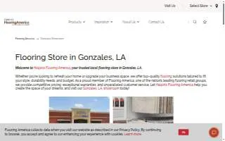 Halpin's Flooring America website