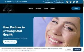 Jeansonne & Spillers Dentistry website