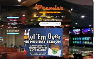 Premier Lanes of Gonzales website