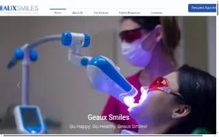 Geaux Smiles website
