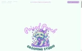 Poised Pooch Grooming Studio, LLC of Gretna website