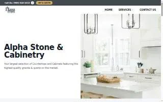 Alpha Stone & Cabinetry website