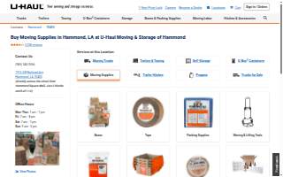 Collegeboxes at U-Haul Moving & Storage of Hammond