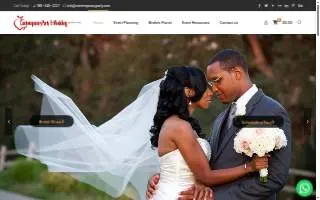 Contemporary Party & Wedding website
