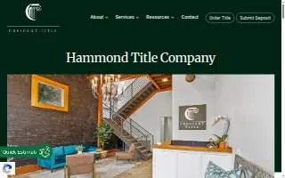 Crescent Title, LLC of Hammond website