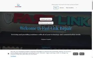 Fast Link Repair website