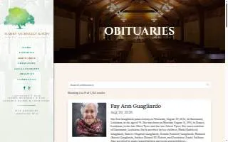 Harry McKneely & Son Funeral Homes & Crematory website