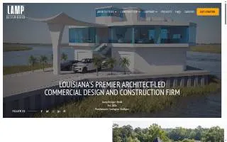 Lamp Design + Build General Contractors website