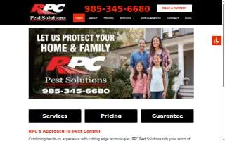 RPC Pest Solutions website