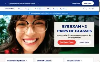 America's Best Contacts & Eyeglasses of Harahan website