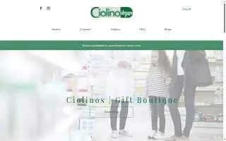 Ciolino Drugs website