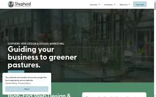 Shepherd Web Design & Digital Marketing of Harahan website