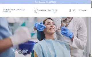 Sonic Smiles website