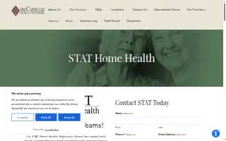 STAT Home Health of Harahan website