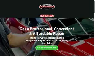 Exquisite Customs body shop website
